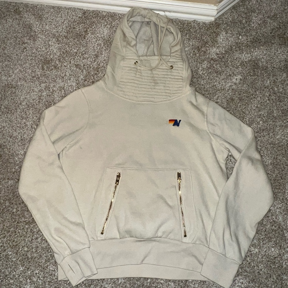 Aviator Nation White Ninja Hoodie S